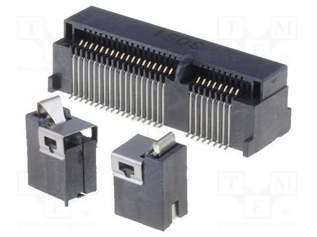 Conector: Pci Express Mini, Horizontais, Smt, Dourado, Pin: 52