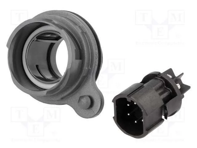 Conector: redondos, tomada, macho, PIN: 6, Buccan.