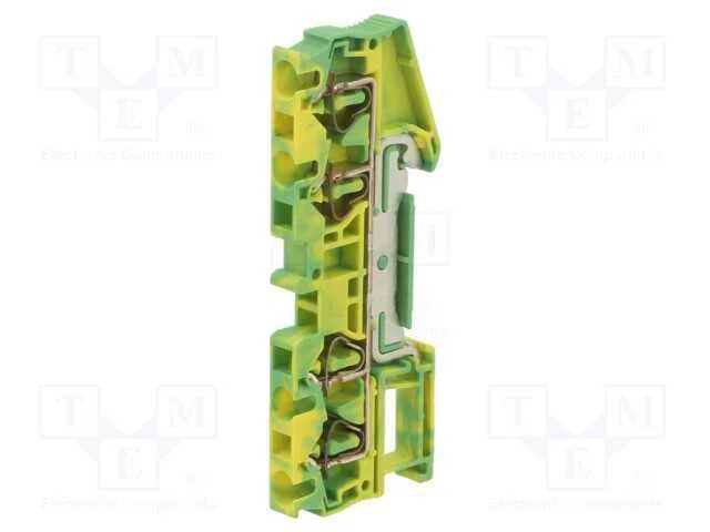 Conector: de Carril, St, 0,08÷4mm2, Faixas: 1, Braçadeiras: 4, Ts35