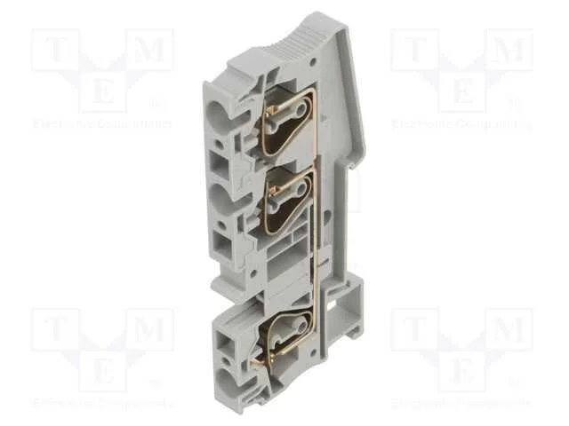 Conector: de carril, 0,2÷6mm2, faixas: 1, braçade.