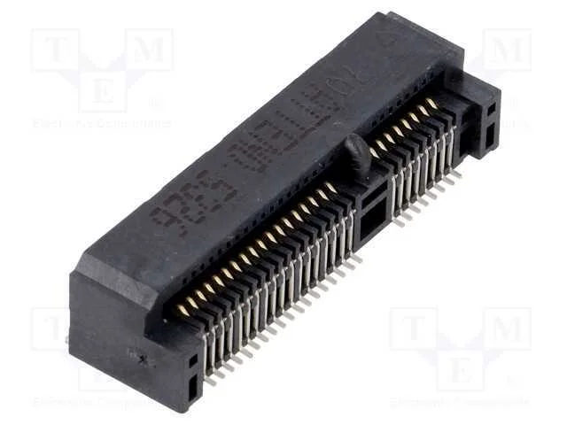 Conector: Pci Express Mini, Horizontais, Smt, Dourado, Pin: 52