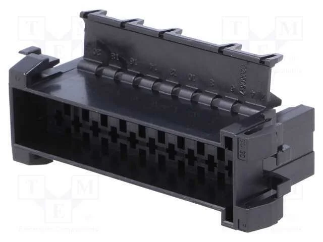 Conector: Fio-Fio, Jpt, Macho, Ficha, com Cabo, Pin: 22, Preta