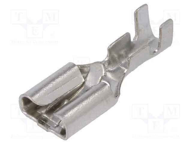 Conetor: plano, 6,3mm, 0,8mm, macho, 1÷1,5mm2, ce.
