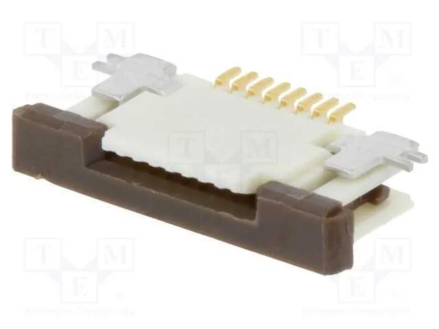 Conector: FFC/FPC, horizontais, PIN: 8, contactos.