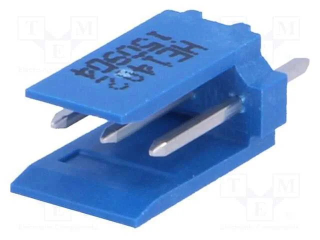 Tomada, Fio-Placa, Macho, He14, 2,54mm, Pin: 3, Tht, 3a, Estanhado