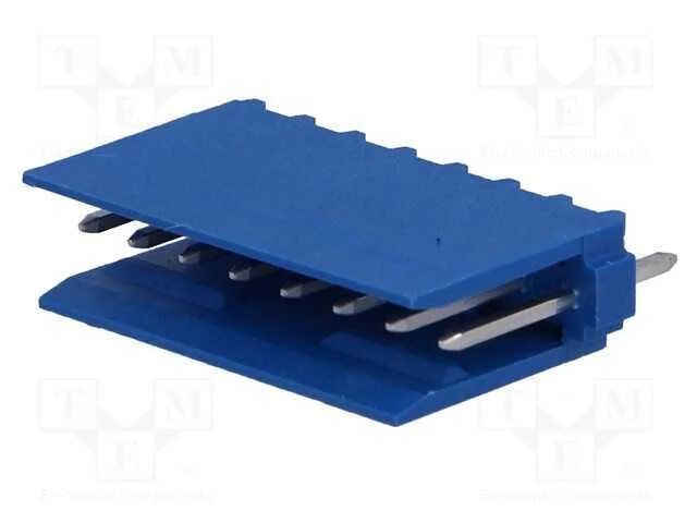 Tomada, Fio-Placa, Macho, He14, 2,54mm, Pin: 8, Tht, 3a, Estanhado