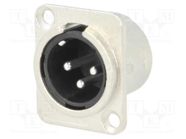 Tomada, Xlr, Macho, Pin: 3, Conector Adicional de Aterramento
