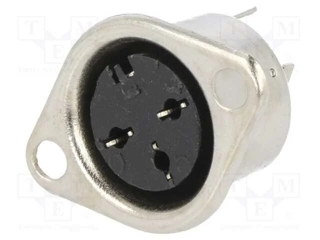 Tomada, Din, Fêmea, Pin: 3, Sistema: 180, Simples, Solda, Din 41524