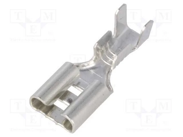 Conetor: plano, 6,3mm, 0,8mm, macho, 1,5÷2,5mm2, .