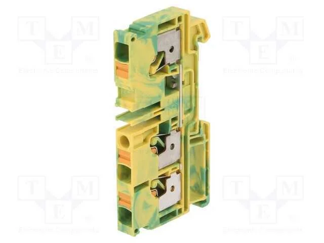Conector: de carril, 6mm2, faixas: 1, braçadeiras.