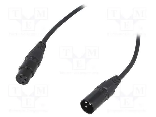 Macho-Fémea, Pin: 3, Cabo: Xlr-Xlr, 2m
