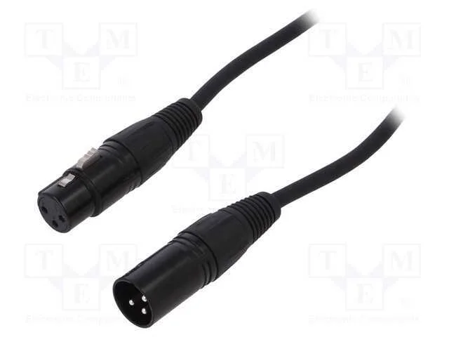 Macho-Fémea, Pin: 3, Cabo: Xlr-Xlr, 10m