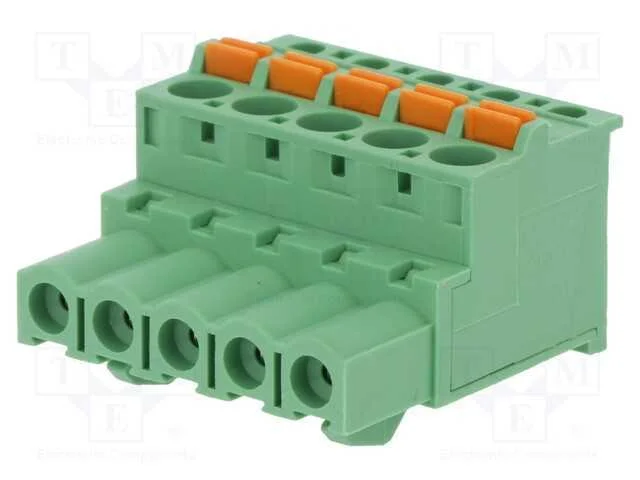 Bloco Terminal Separável, 5,08mm, Faixas: 5, Angu.