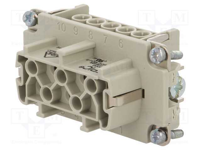 Conector: HDC, inserto de contatos, fêmea, EPIC H.