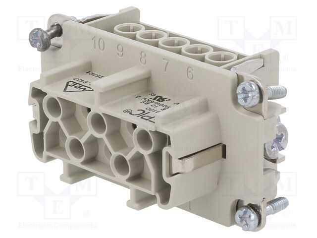 Conector: HDC, inserto de contatos, fêmea, EPIC H.
