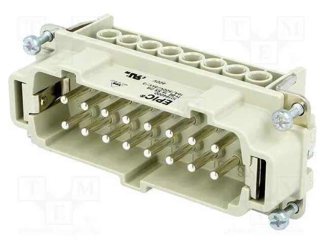 Conector: HDC, inserto de contatos, macho, EPIC H.