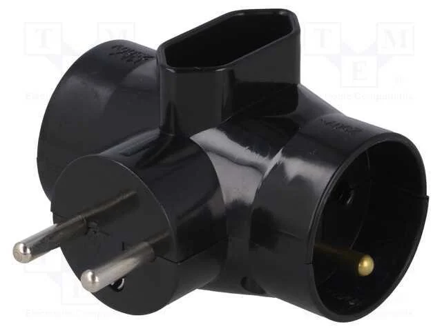 Conector: de alimentação, multiplicador, 2P,2P+PE.