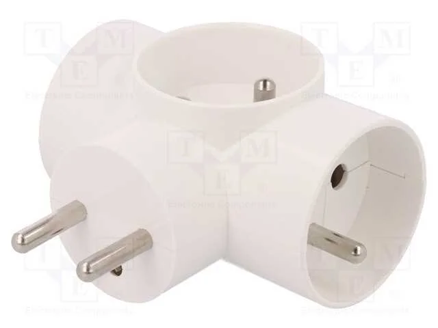 Conector: de alimentação, multiplicador, 2P+PE, 2.
