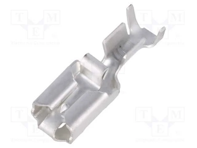Conetor: Plano, 6,3mm, 0,8mm, Macho, 2,5&divide;4mm2, Cerrar, com Cabo