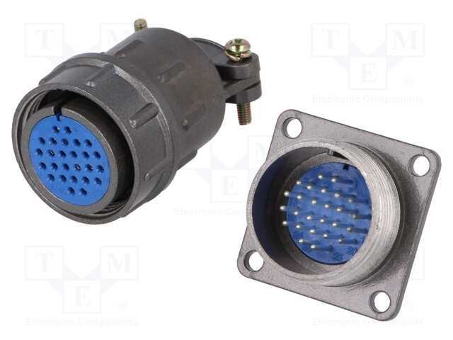 Conector: Redondos, Tomada,Ficha, Ds1110-07, Macho,Fêmea, Pin: 26