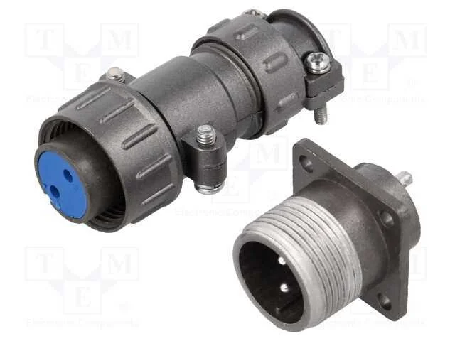 Conector: Redondos, Tomada,Ficha, Ds1110-08, Macho,F&ecirc;mea, Pin: 2