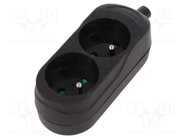 Conector: de Alimentação, Fêmea, Multiplicador, 2p+Pe, 250vac, 16a