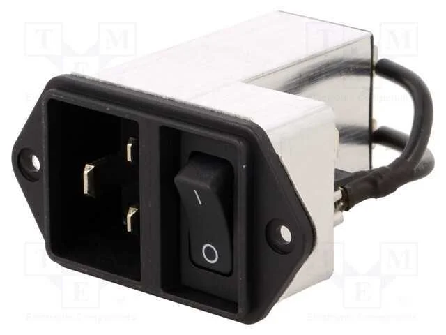 Conector: de alimentação, tomada, macho, 16A, 250.