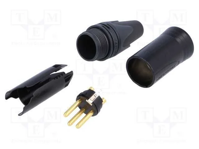 Ficha, Xlr, Macho, Pin: 3, Simples, com Cabo, Solda, Contatos: Latão