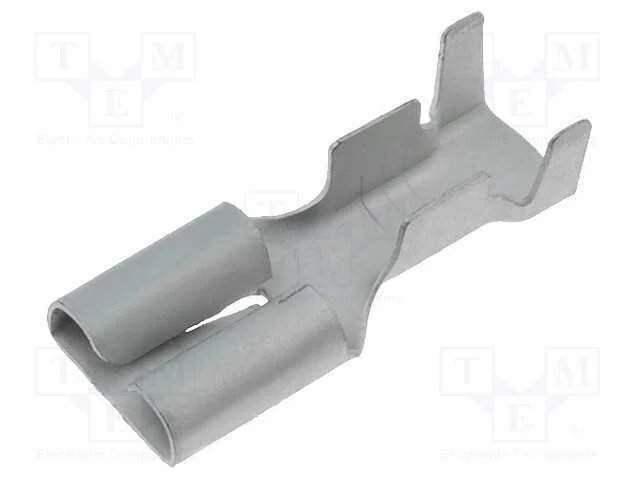 Conetor: plano, 6,3mm, 0,8mm, macho, 2÷3,5mm2, ce.