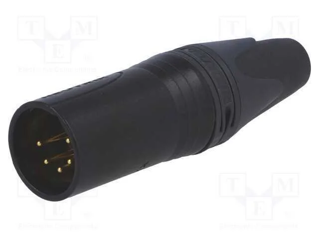 Ficha, Xlr, Macho, Pin: 5, Simples, com Cabo, Solda, 7,5a, 3,5÷8mm, Xx
