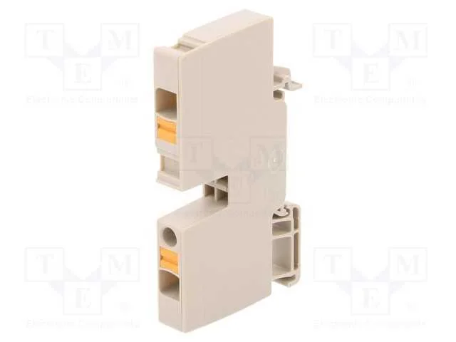 Conector: de carril, 6mm2, faixas: 1, braçadeiras.