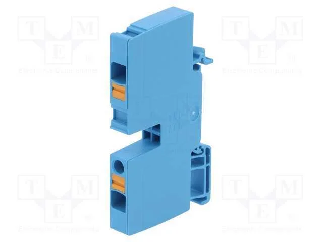 Conector: de carril, 6mm2, faixas: 1, braçadeiras.