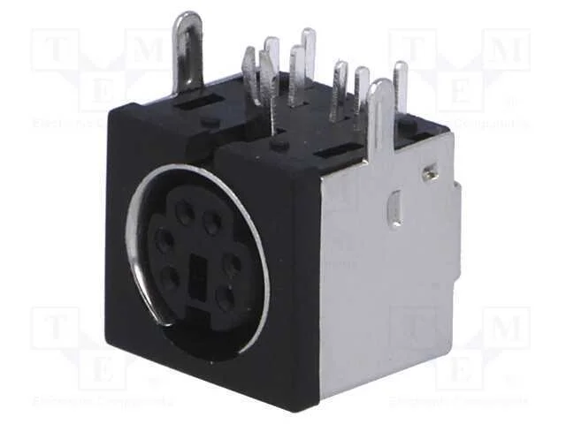 Tomada, Din Mini, Fêmea, Pin: 6, Tht, Angulares 90
