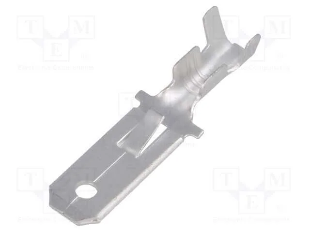 Conetor: plano, 6,3mm, 0,8mm, fêmea, 0,5÷2mm2, ce.