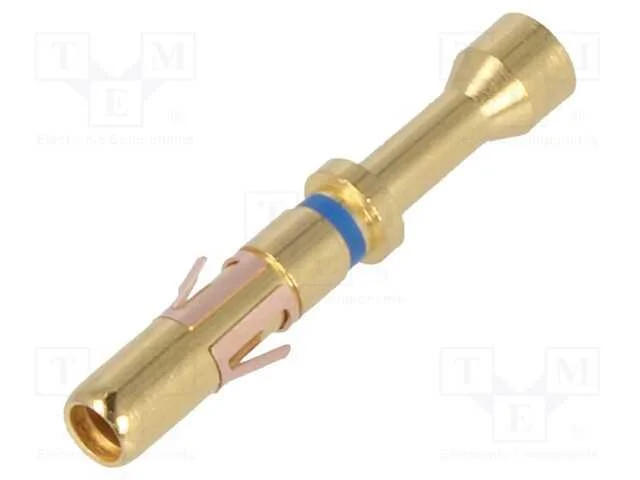 Contacto, Fêmea, 16, Dourado, 0,32÷0,52mm2, 22awg÷20awg, a Granel