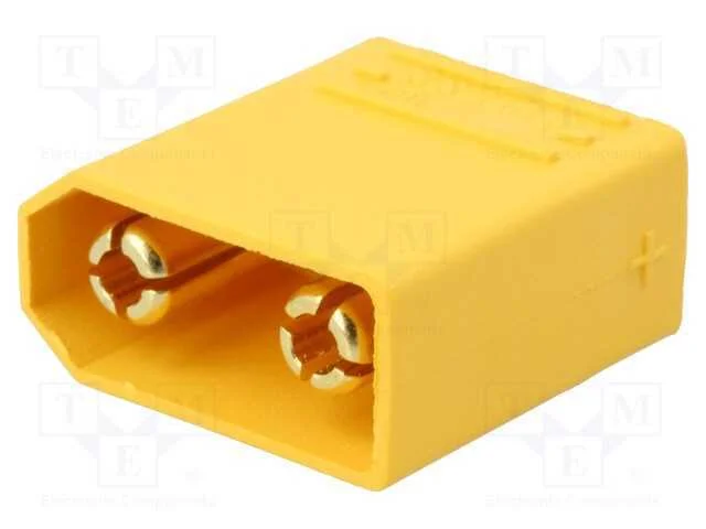 Tomada, de alimentação DC, XT90, macho, PIN: 2, p.