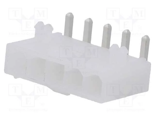 Tomada, Fio-Placa, Macho, Mini-Fit Jr, 4,2mm, Pin: 5, Tht, 13a