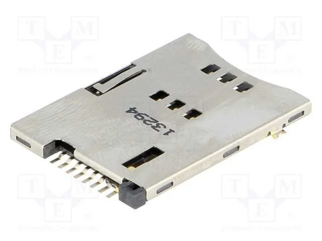 Conector: para Cartões, Sim, Push-Push, Smt, Dourado, 500ma