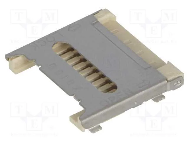 Conector: para Cartões, Microsd, Blindadas,Com Tampa Articulada