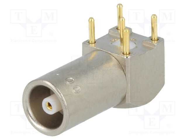 Conector: concêntricos, 00, tomada, fêmea, THT, p.