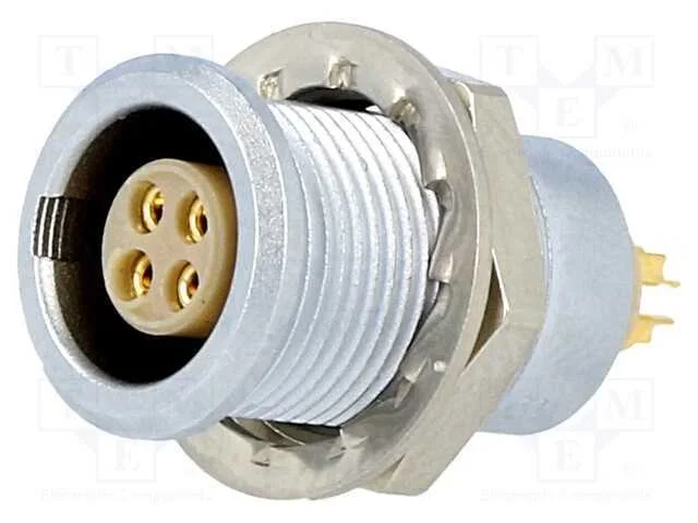 Conector: redondos, 0B, tomada, fêmea, PIN: 4, so.