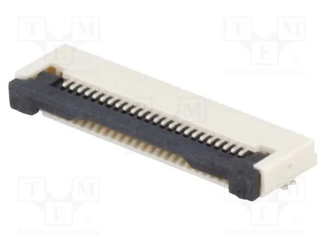 Conector: FFC/FPC, horizontais, PIN: 24, contacto.