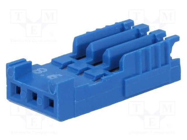 Ficha, Fio-Placa, F&ecirc;mea, He14, 2,54mm, Pin: 3, Idc, com Cabo