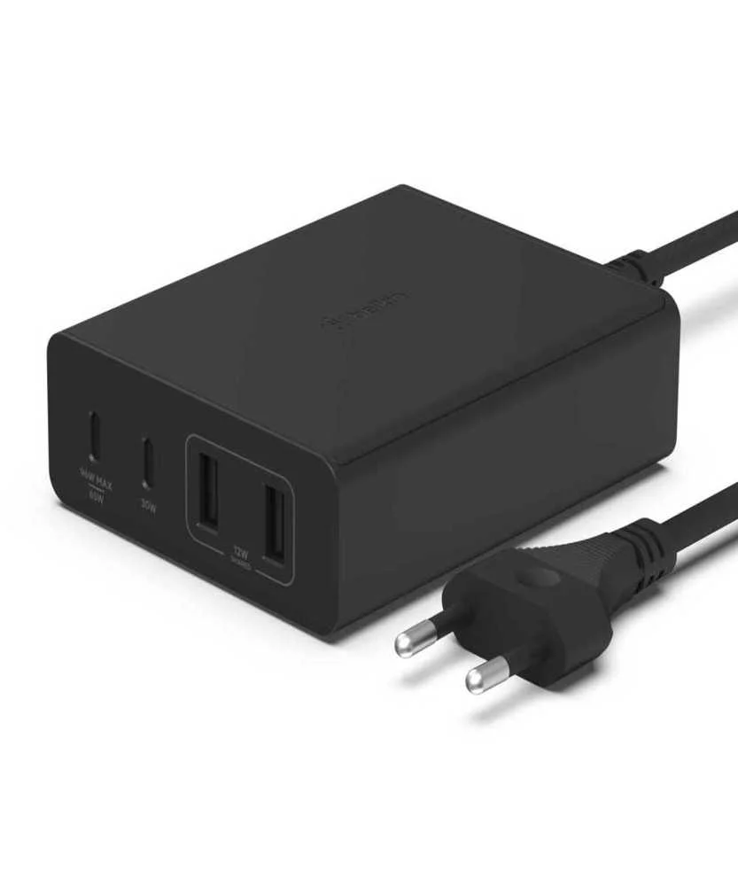 Carregador Gan Dual Boostcharge Pro Usb-C / Usb-A 108w Preto - Belkin