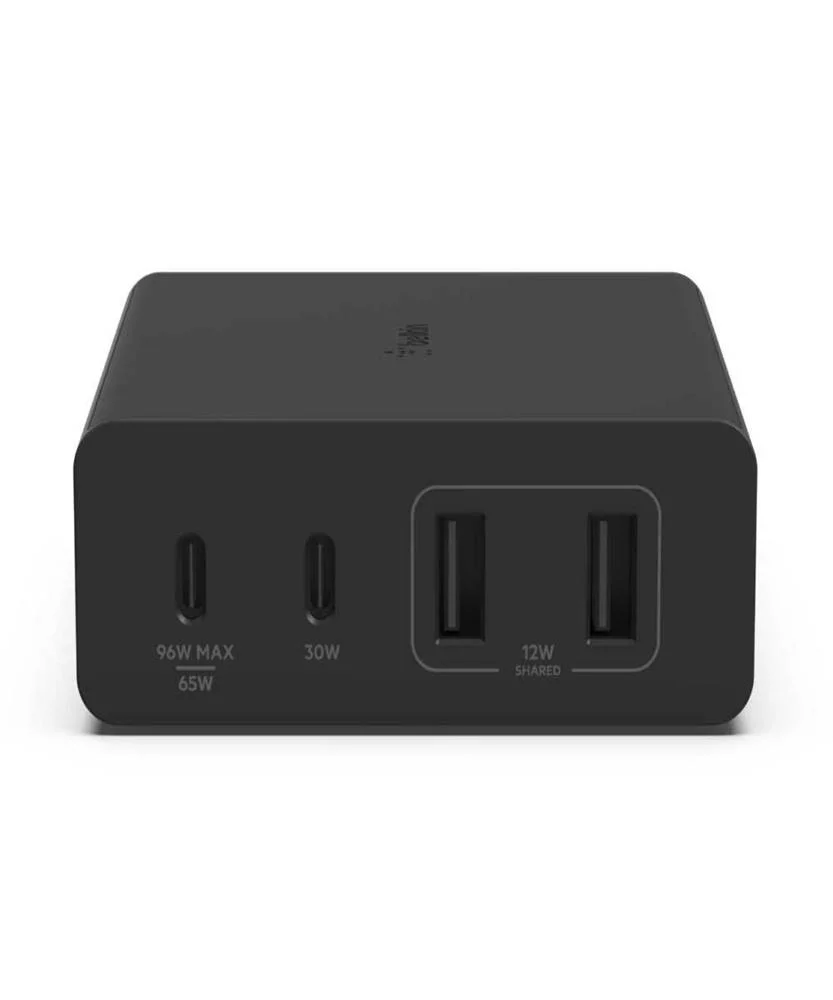 Carregador Gan Dual Boostcharge Pro Usb-C / Usb-A 108w Preto - Belkin