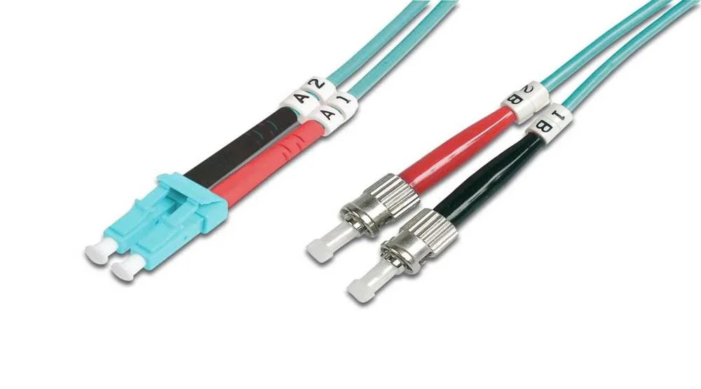 Digitus Lwl Patchkabel Lc -> St 3.00m  Multimode Duplex Om3