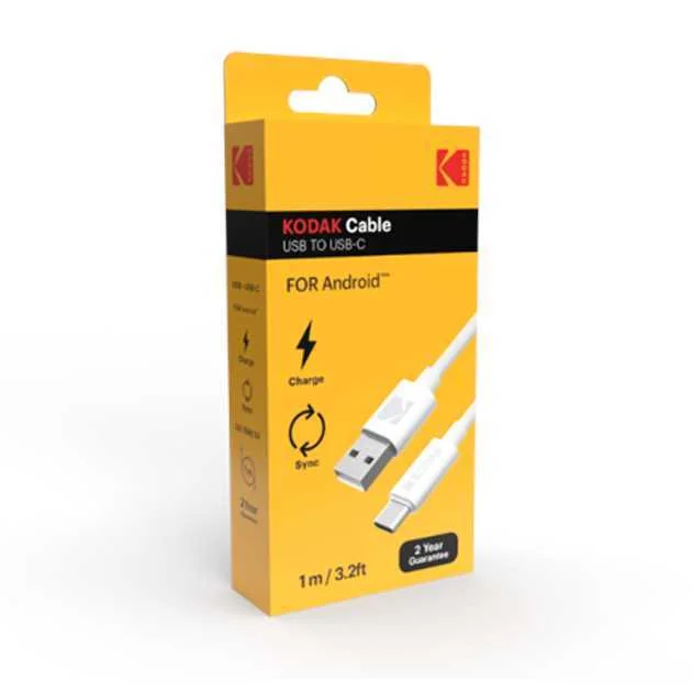 KODAK 30425965 CABO USB 1 M USB A USB C BRANCO