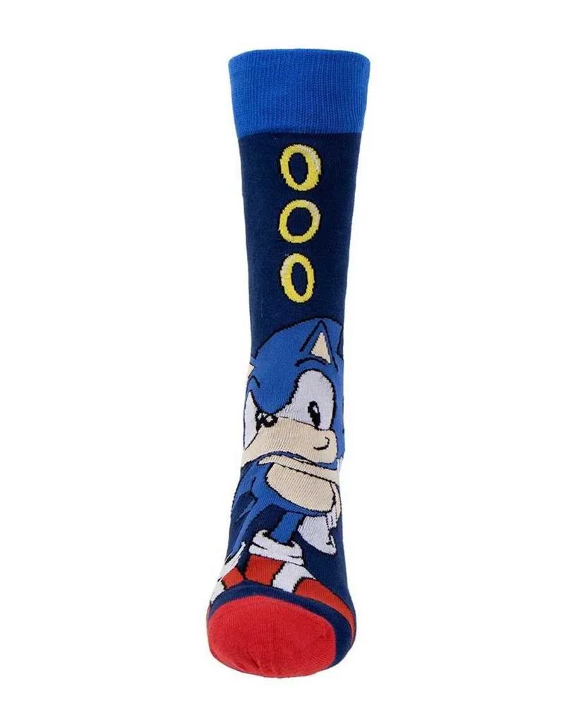 Meias Sonic Azul Escuro 35-41 
