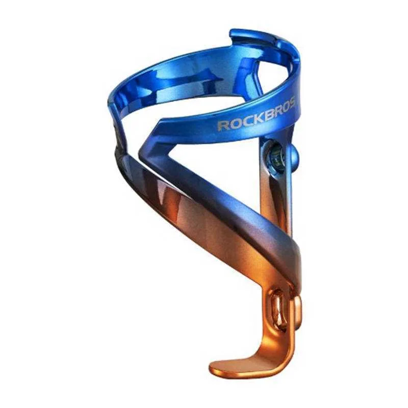 Porta Garrafa para Bicileta Rockbros Azul/Dourado