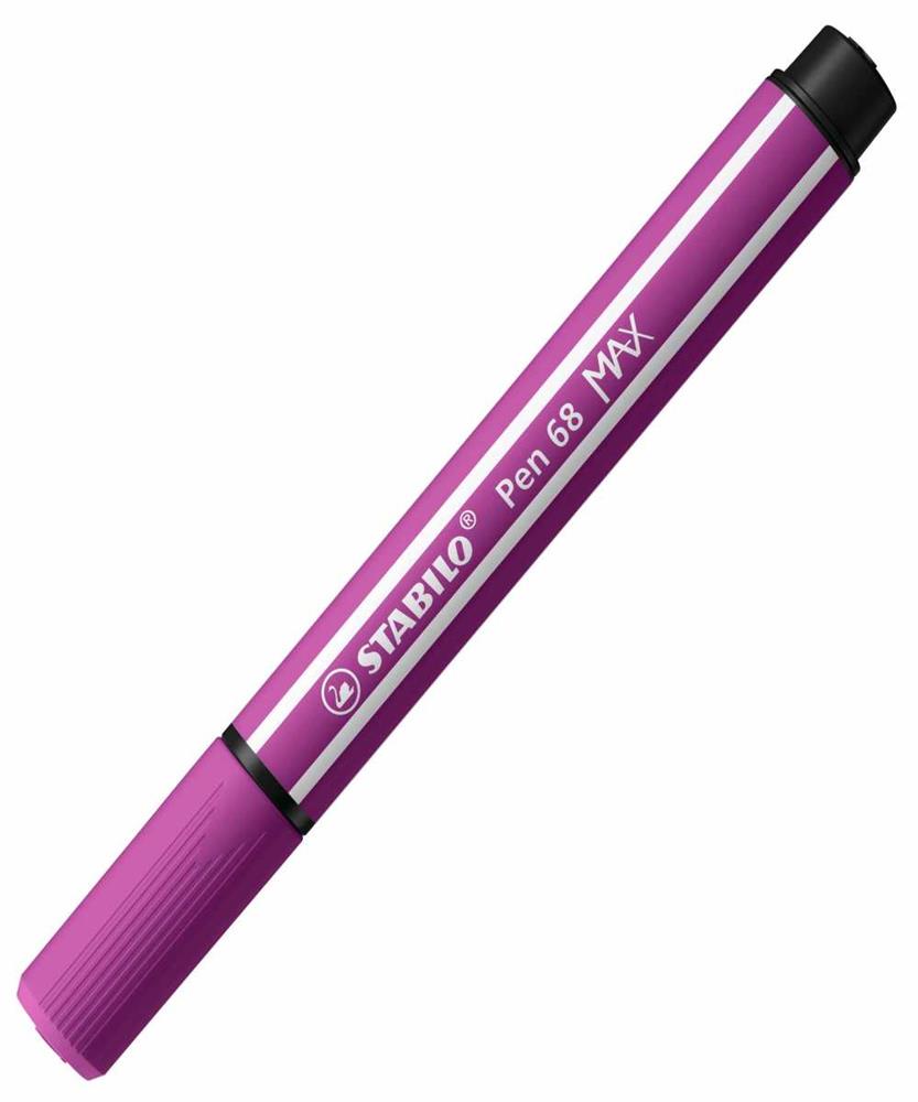 Rotulador Premium Con Punta de Fibra Biselada Pen 68 Max Color Lila Stabilo 768/58